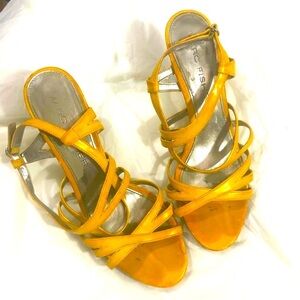 Marc Fisher Yellow Scrap Sandler